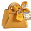 PVC Leather Ribbon Wedding Candy Bag w/ Bow