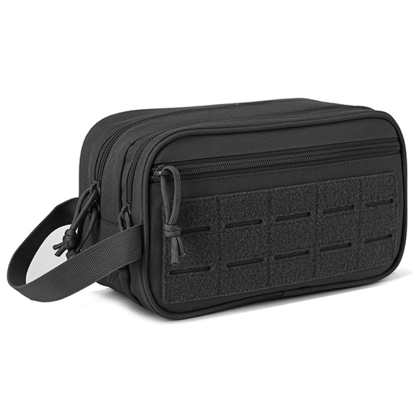 Water-Resistant Nylon Tactical Toiletry Bag