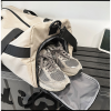 Nylon Duffle Bag with Shoes Compartment