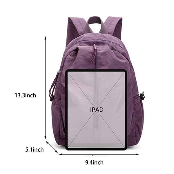 Classical Basic Nylon Travel Backpack
