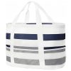 Striped Canvas Waterproof Beach Bag