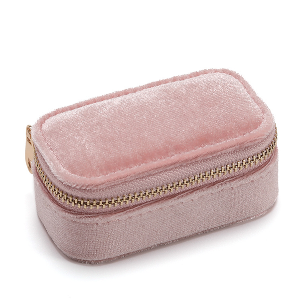 Portable Velvet Jewelry Storage Box