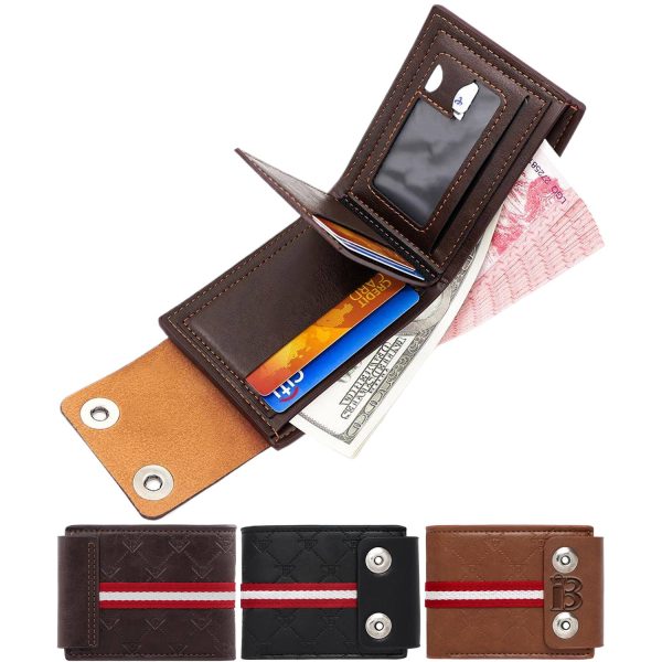 主图2_1761125369016.jpg Men PU Leather Dual Snap Buttons Wallet