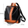 PU Leather Travel Backpack w/Headphone Port