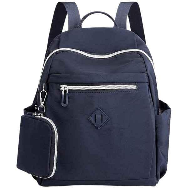 Waterproof Nylon Backpack w/ Mini Wallet