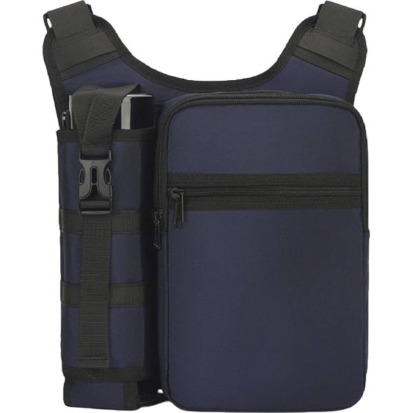 Oxford Outdoor Crossbody Bag w/Bottle Holder