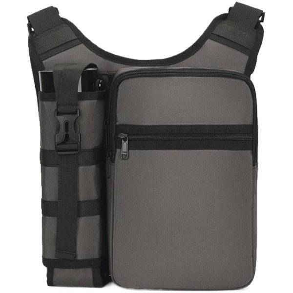 Oxford Outdoor Crossbody Bag w/Bottle Holder