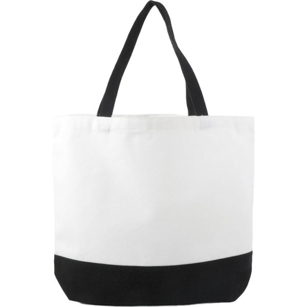 Custom Two-Tone Canvas Tote Bag