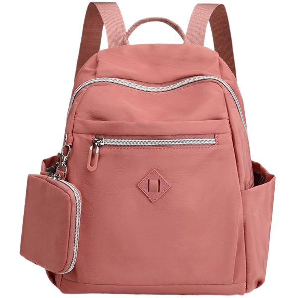 Waterproof Nylon Backpack w/ Mini Wallet