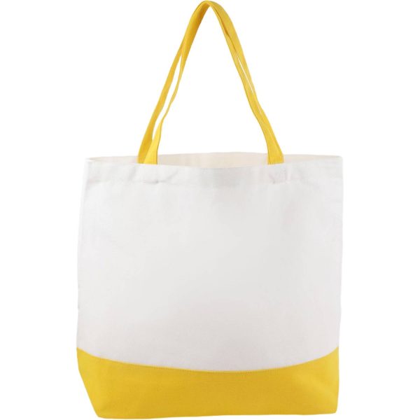 Custom Two-Tone Canvas Tote Bag