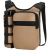 Oxford Outdoor Crossbody Bag w/Bottle Holder