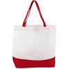 Custom Two-Tone Canvas Tote Bag