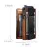 PU Leather Pop Up Access RFID Money Clip Card Holder