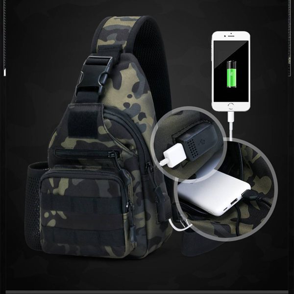 Outdoors Canvas Sling Bag