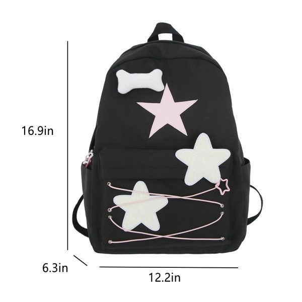 Nylon Backpack for College Students Travel Bag