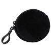 Plush Pocket Purse with Plastic Carabiner