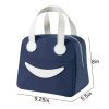 Smiley Oxford Insulated Lunch Tote Bag
