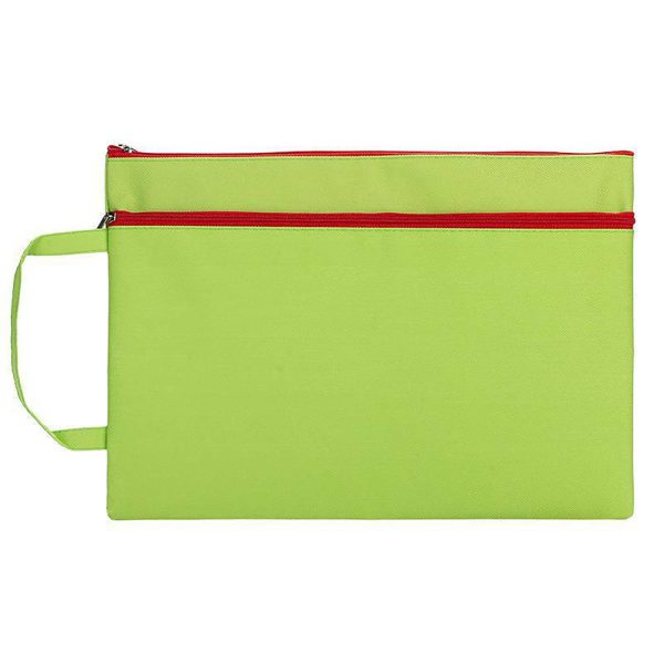 A4 Handle Zippered File Pouch