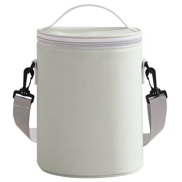Round Insulated Zippered Cooler Bag