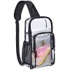 PVC Clear Crossbody Chest Sling Bag