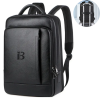 Cowhide Leather Waterproof Backpack w/ Luggage Strap