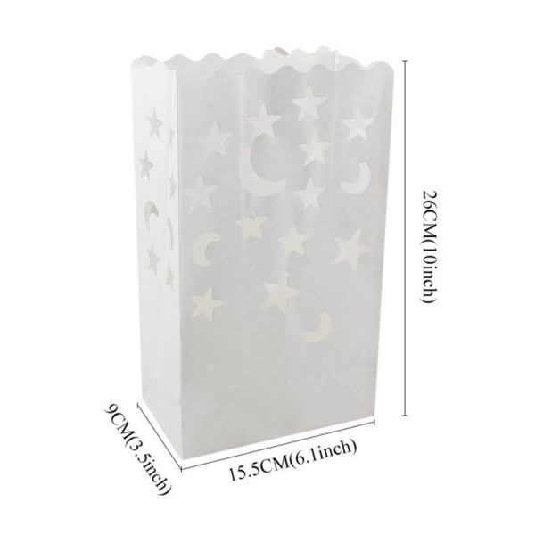 Paper Luminary Candle Lantern Bag