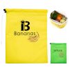 Insulated Shopping Drawstring Bag with Thickened Foil Lining