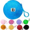 Plush Pocket Purse with Plastic Carabiner