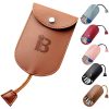 PU Leather Sliding Car Key Case