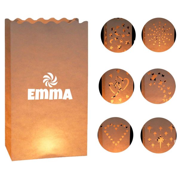 Paper Luminary Candle Lantern Bag