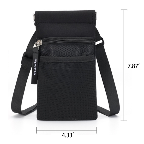 Oxford Single-Shoulder Crossbody Passport Bag