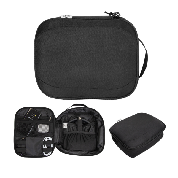 Large-Capacity Polyester Travel Organizer Bag