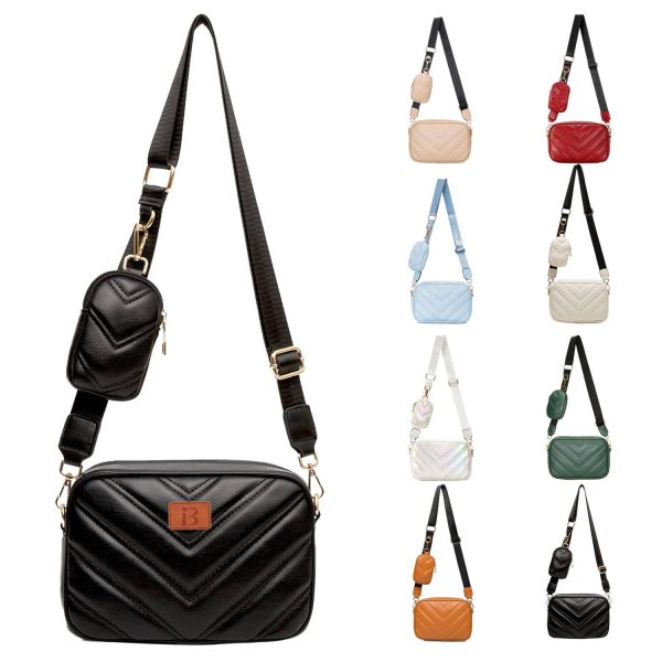 383b57cf-0941-4617-bb83-8fd57edcca62_BX656.jpg Quilted PU Leather Crossbody Bag for Women with Coin Pouch