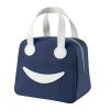 Smiley Oxford Insulated Lunch Tote Bag