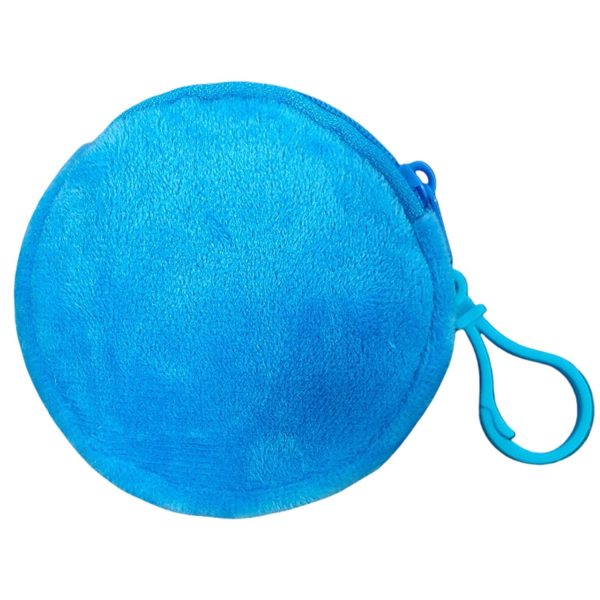 Plush Pocket Purse with Plastic Carabiner