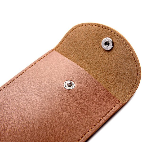 PU Leather Sliding Car Key Case