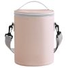Round Insulated Zippered Cooler Bag