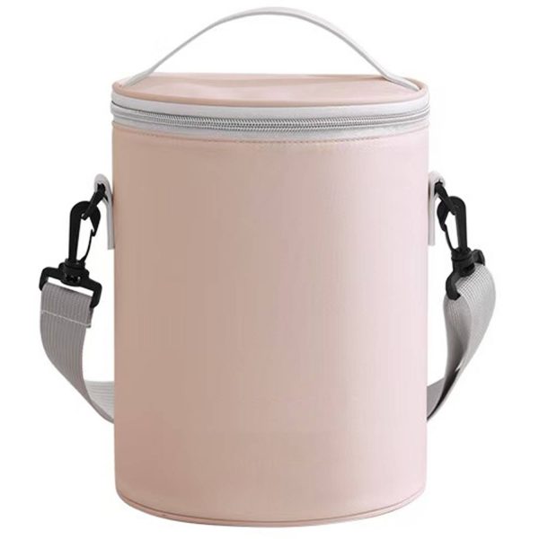 Round Insulated Zippered Cooler Bag