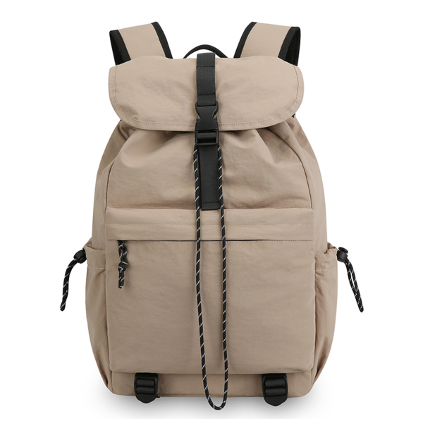 Water-Resistant Nylon Drawstring Backpack