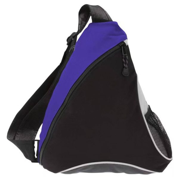 Color-Block Triangle Crossbody Sling Bag