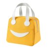Smiley Oxford Insulated Lunch Tote Bag