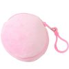 Plush Pocket Purse with Plastic Carabiner