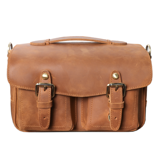 Genuine Leather Camera Bag