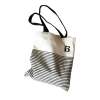 Canvas Striped Single Shoulder Bag