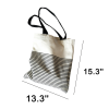 Canvas Striped Single Shoulder Bag