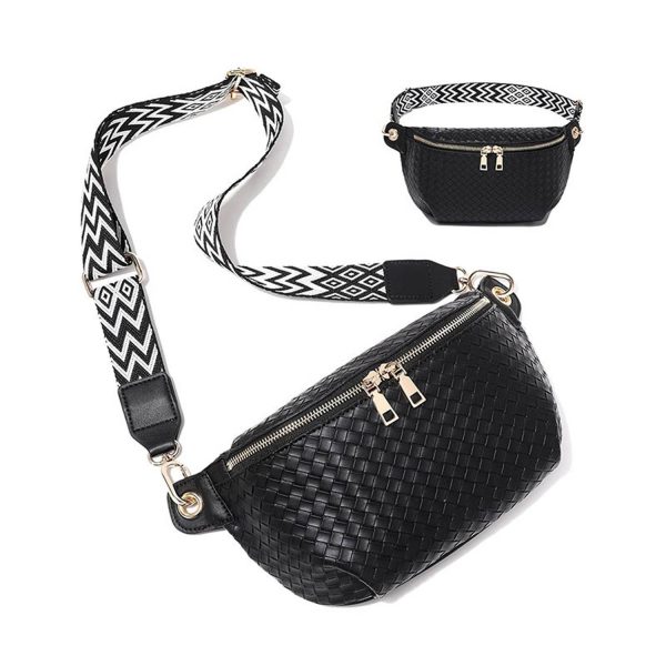 PU Leather Adjustable Crossbody Bag