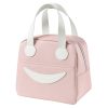 Smiley Oxford Insulated Lunch Tote Bag