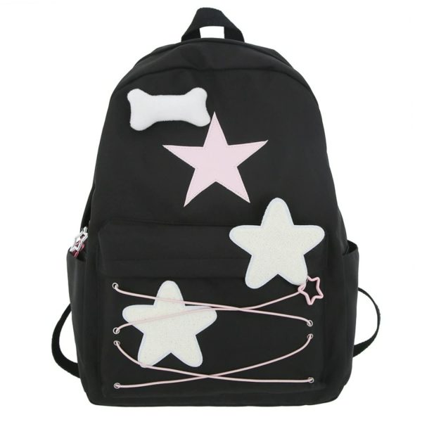 Nylon Backpack for College Students Travel Bag