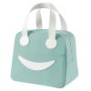 Smiley Oxford Insulated Lunch Tote Bag