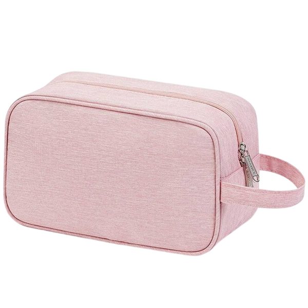 Zippered Polyester Travel Toiletry Bag